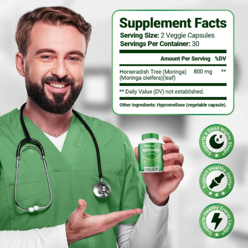 Glow Path Moringa Powder Capsules